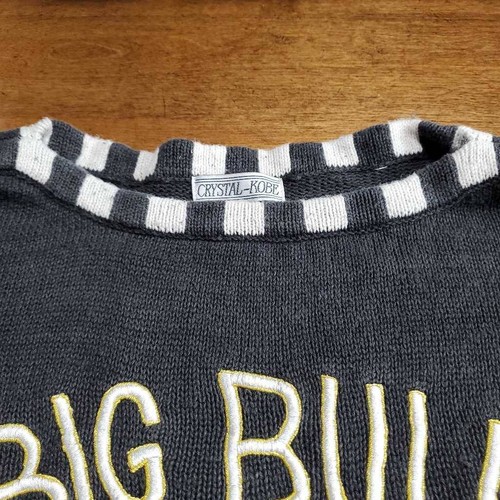 Suéter túnica vintage años 80/90 CRISTAL KOBE talla mediana apliques Big Bulli Bear - Imagen 11 de 12