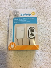 Safety 1St Outlet Cover With Cord Shortener For Baby Proofing 48308