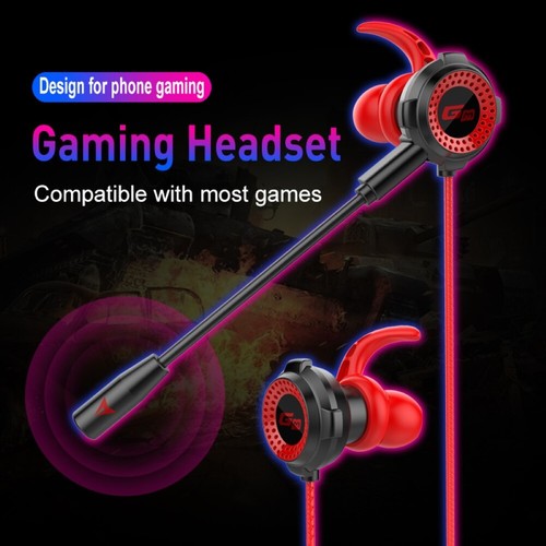 G11-A Écouteurs de Jeu Intra-Auriculaires Universels Filaires avec Microphone pour Téléphones/PC - Photo 7 sur 13