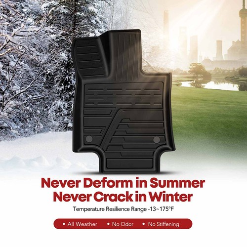 3x Tapetes delanteros y traseros forros para Toyota RAV4 2019-2023 inyección negra - Imagen 8 de 10