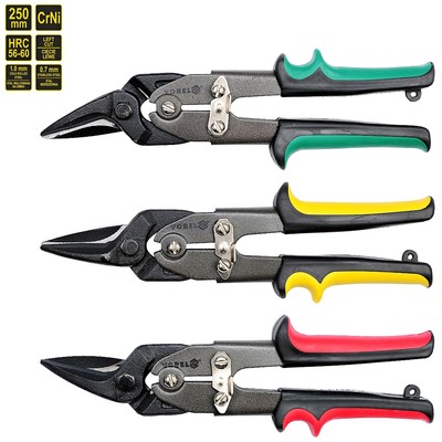 Profi Blechschere Kraftschere Figurenschere Blech Schere Links Rechts grade YATO Profi Blechschere Kraftschere Figurenschere Blech Schere Links Rechts grade YATO