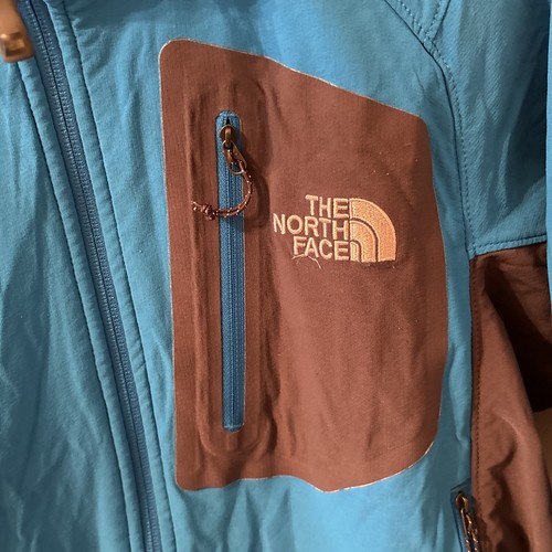 The North Face Summit Series Blue/Gray Jacket Mens M Lightweight Full Zip Pocket - Picture 6 of 14