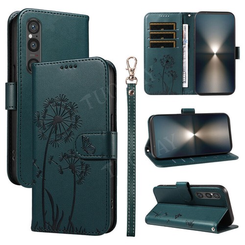 Handyhülle Für Sony Xperia 10 1 VI 5 IV 10V 1V 5V 5th Leder Wallet Tasche Case - Picture 59 of 94