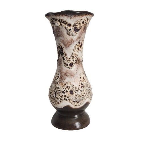 工芸品 70s Fat Lava wave Large Pottery Fat Lava Super Glaze