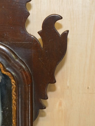 STUNNING 19TH CENTURY GEORGIAN STYLE MIRROR CIRCA 1880 GILTWOOD PHOENIX TO TOP - Picture 9 of 22