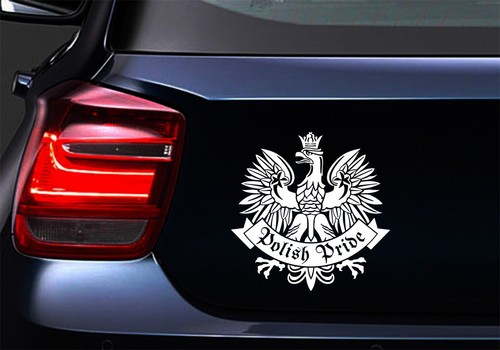 Polish Pride Eagle Poland Polska Duma Orzeł Godło Vinyl Decal Sticker (ia) - Picture 3 of 9
