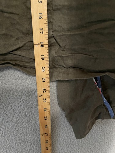 Kut From The Kloth Vest Linen Womens Size Medium Green Open Front Adult - Picture 5 of 5