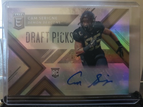 2018 Panini Elite Cam Serigne Rookie Auto Card - Picture 1 of 1