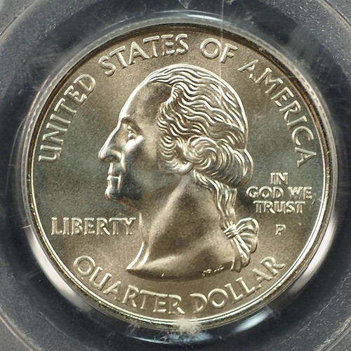 2005 Washington Quarter MS68 PCGS - Oregon Satin Finish - Picture 2 of 4