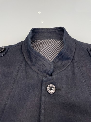 Button Down Coat Celio* Urban Collection Dark Navy Blue Sized XL - Picture 10 of 10