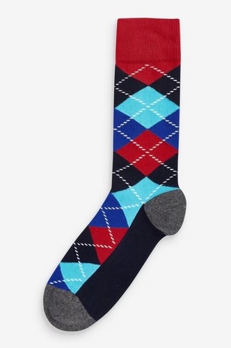 HAPPY SOCKS Happy 5pk Print Cotton Socks Crew One Size - Picture 4 of 7