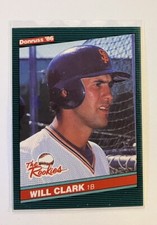 1986 Donruss The Rookies - #32 Will Clark (RC) (i)