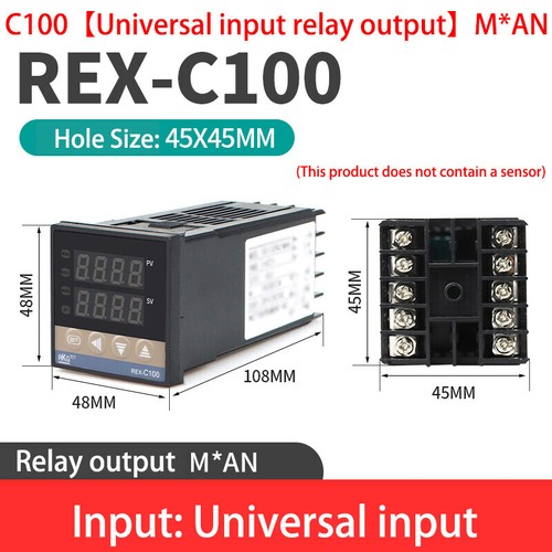Intelligent Temperature Control Thermostat REX-C100 REX-C400 REX-C700 REX-C900 - Picture 15 of 35