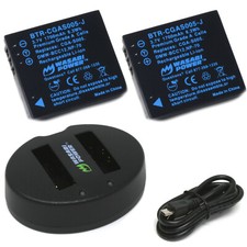 Wasabi Power Battery 2-Pack and Dual Charger for Fujifilm NP-70