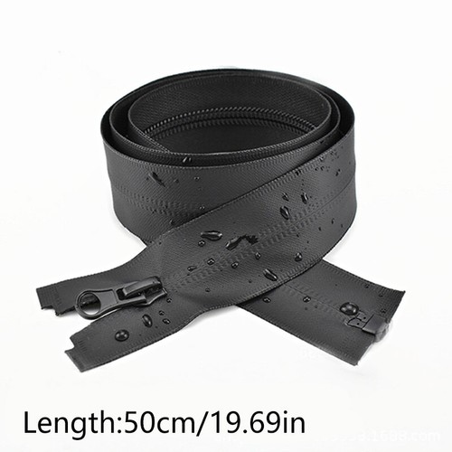 Waterproof Nylon Zipper 50-150cm Open End Zip 5# Invisible Zipper Sewing DIY Zip - Picture 7 of 27