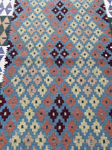 Hand Woven Afghan Wool Kilim, Size: 160 X 100 cm, Flat Woven Handmade Floor Rug - Picture 2 of 7
