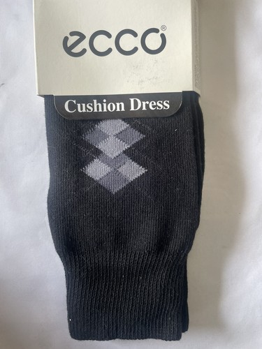 Calzini eleganti Argyle City Cushion nuovi da uomo ECCO 1 paio neri US Sock taglia: 10-13 - Foto 3 di 5