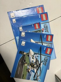 Huge Lot Lego City Instructions Retired