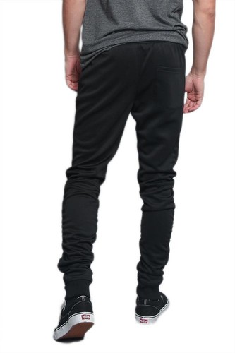 Men's Scrunched Bungee Drawstring Jogger Sports Workout Track Pants TR547-V1A - Picture 4 of 26