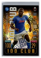 2021-22 Topps Match Attax Champions 100 Club Kalidou Koulibaly #CLU2 Napoli
