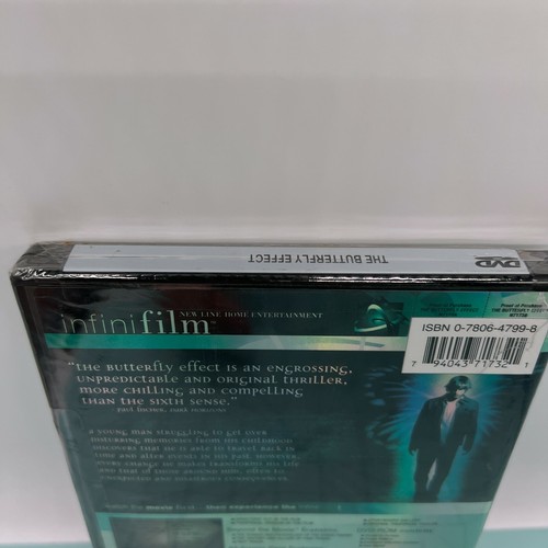 The Butterfly Effect (DVD, 2004, Infinifilm) Ashton Kutcher New Sealed Free Ship - Picture 6 of 6