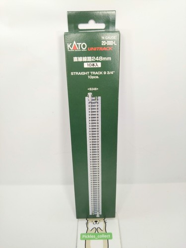 Kato Spur N 20-000-L Unitrack gerade 10 Stück 248 mm 9 3/4" S248 wählbar - Bild 13 von 35
