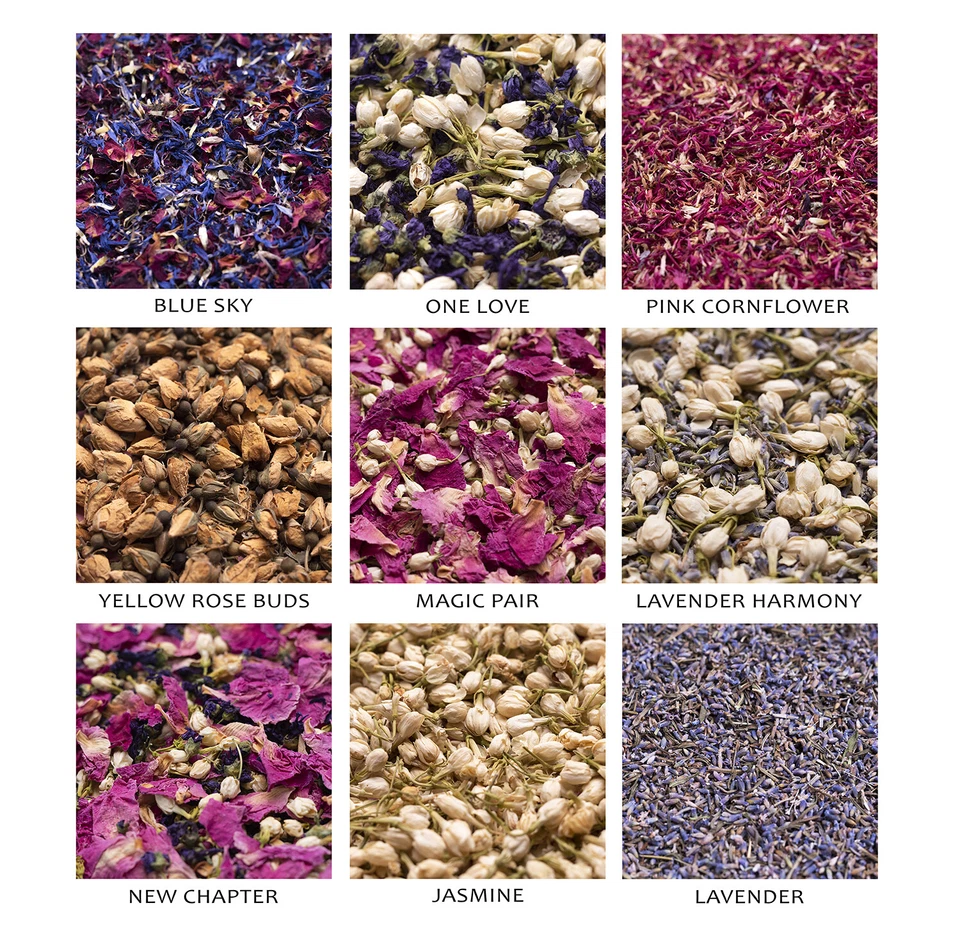 Confetti naturali confetti fiori petali confetti biodegradabili 1 litro - Immagine 3 di 4