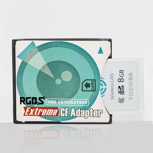 High Speed SDXC SDHC SD MMC to Compact Flash UDMA CF Type II Card Reader Adapter - Picture 4 of 12