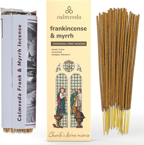 Kirche Weihrauch und Myrrhe Räucherstäbchen - 80 Stäbchen ohne Kohle, aus Upcyc - Bild 11 von 12