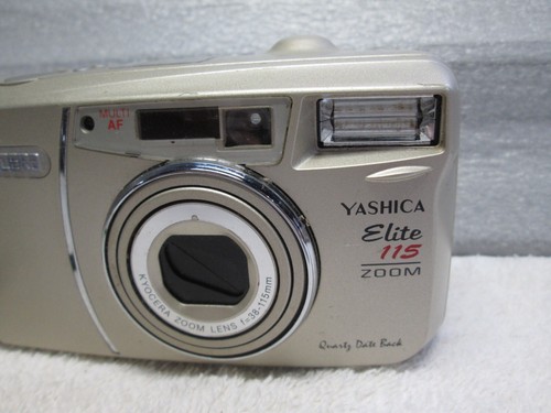 Yashica Kyocera Elite 115 Zoom Quartz 38-155mm Film Camera - Picture 3 of 10