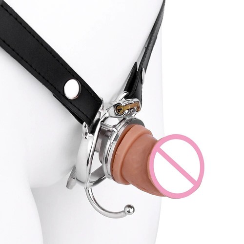 Neu männlicher Keuschheitskäfig Gurt Geschirr Käfig Spiele Männer sexy Werkzeug Cuckold Accessoire - Bild 30 von 40