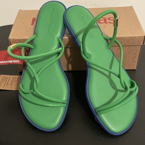 Havaianas Una Manga Strappy Sandals/ Flip Flops Women's Sz 11 US 42 Eur Beauty - Picture 8 of 8