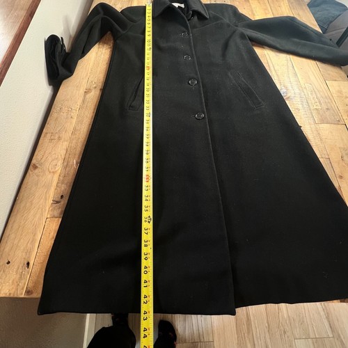 Jones New York Black Women's Trench Coat 6P Women's Black Winter Coat - Used - Picture 13 of 15