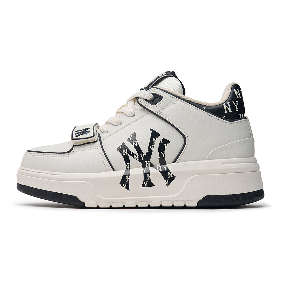 Классические туфли на среднем каблуке с монограммой NY (черные) 3ASXLMC4N-50BKS