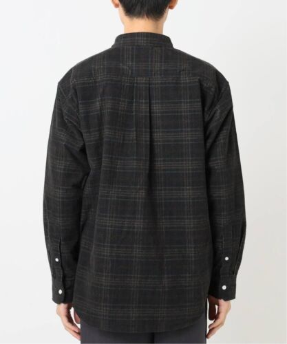 (ASK availability first) JOURNAL STANDARD Patterned corduroy regular shirt new - Picture 7 of 13