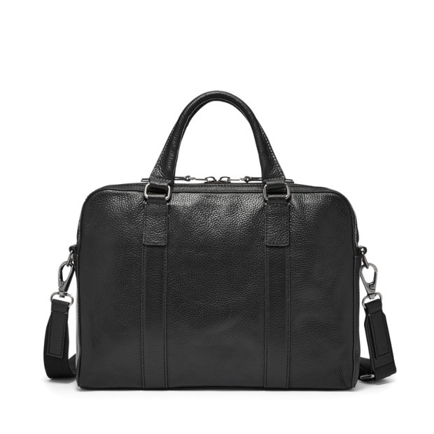 Fossil Mayfair Top Zip Workbag Black Mbg9030001 Fossil Mayfair Top Zip Workbag Black Mbg9030001