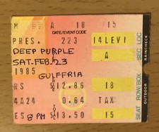 1985 DEEP PURPLE PERFECT STRANGERS TOUR PHILADELPHIA 2/23 CONCERT TICKET STUB