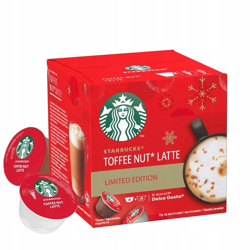 3 x Starbucks Dolce Gusto TOFFEE NUT LATTE Kaffeepads - 3 x 6 Getränke - Bild 2 von 2