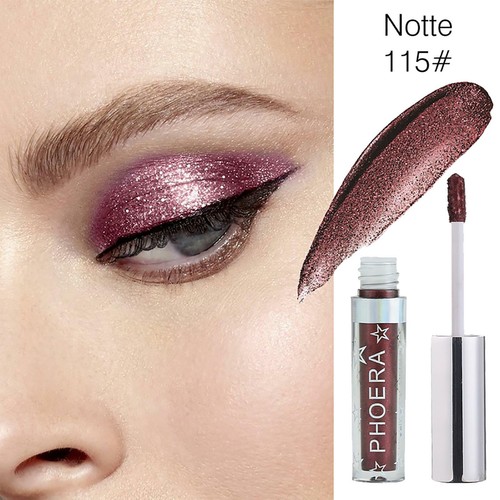 Phoera Eyeshadow Glitter Glow Liquid metallic Eye Shadow Foundation Concealer UK - Bild 3 von 30