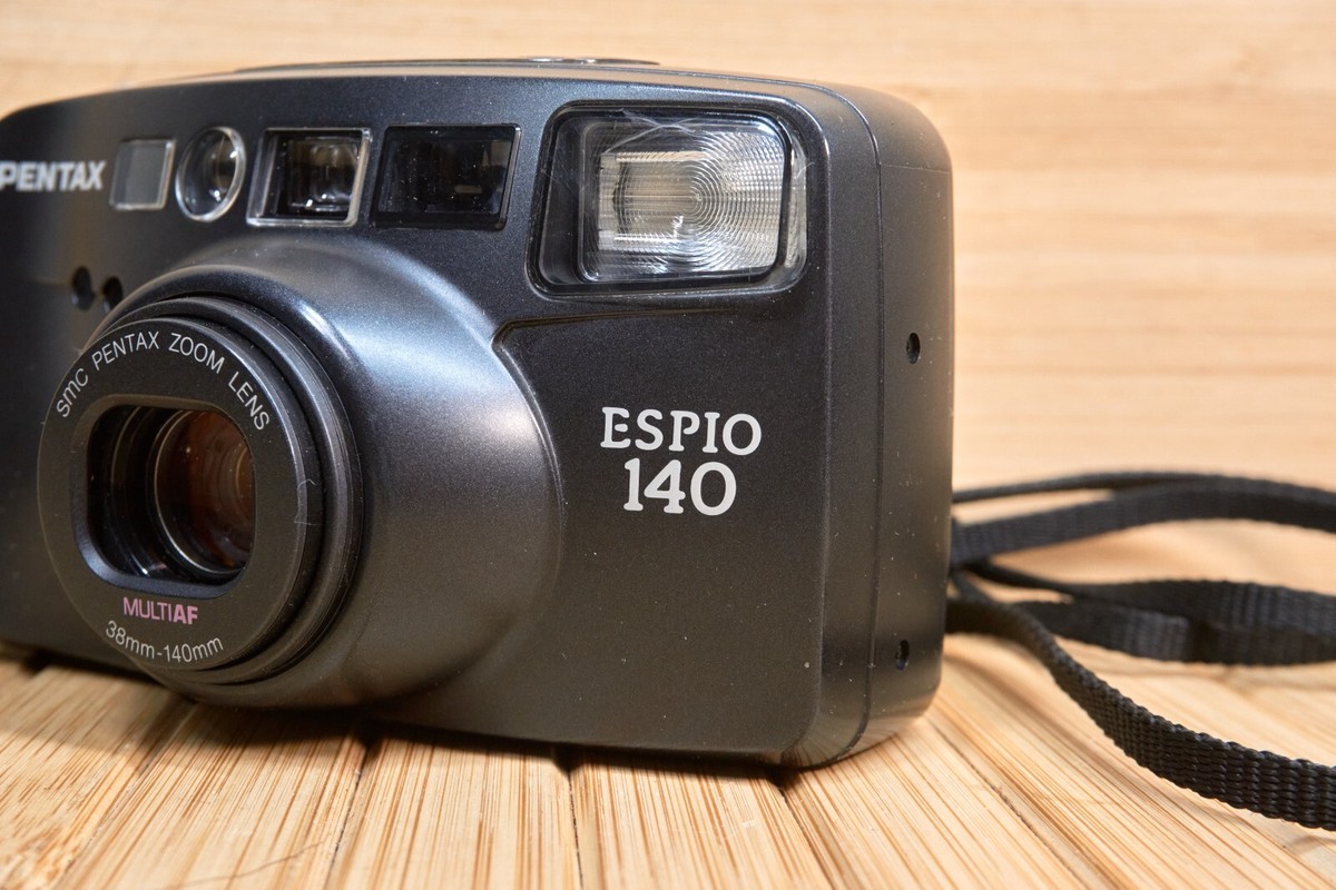 Pentax Espio 140 Point and Shot 35mm Film Camera, Pentax Zoom Lens