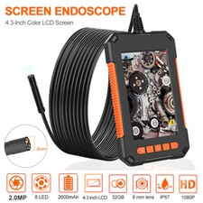 Industrial Endoscope 1080P HD 4.3''Screen Borescope Inspection Snake Camera IP67