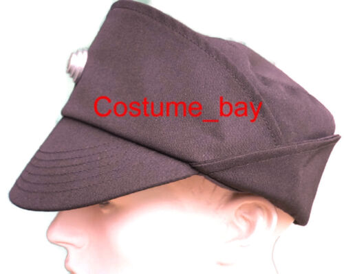 Imperial Officer GORRA Sombrero Disfraz Negro Gris Verde Color/Talla - Imagen 8 de 8