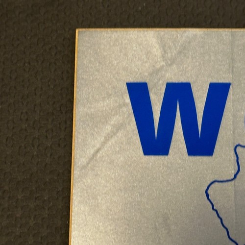 Vintage Sticker WCWV 93 FM Stereo Summersville West Virginia Silver Blue Letters - Picture 5 of 7