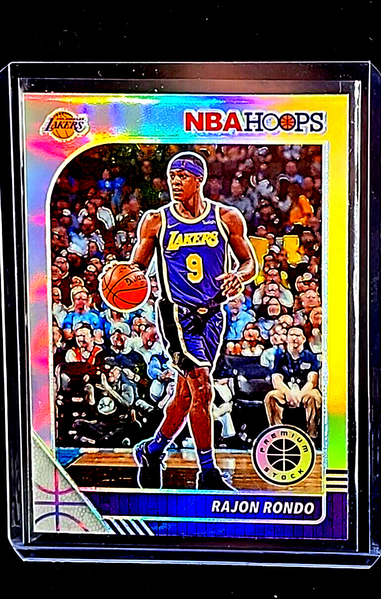 2019 2019-20 Hoops Premium Stock Silver Prizm 273 Rajon Rondo Los Angeles Lakers