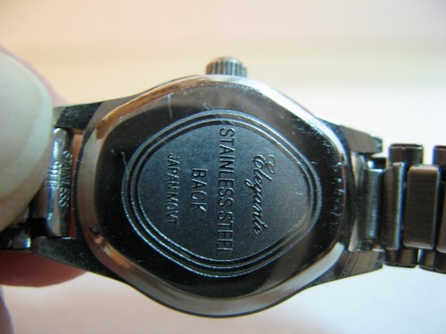 ELEGANTE WOMAN'S QUARTZ WATCH/GREAT COND/KEEPS TIME/NEW BATT/JAPAN MOVT/NICE. - Picture 7 of 8