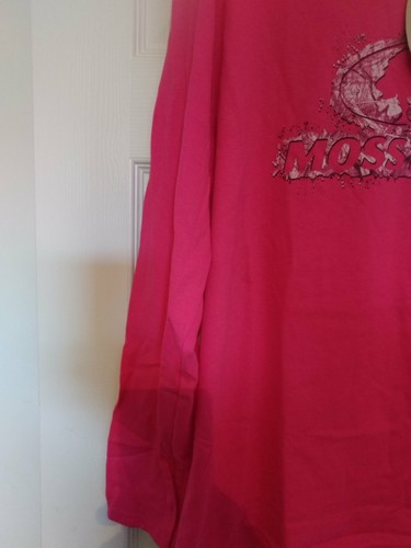 NWT Mossy Oak Pink Camouflage Shirt 2XL Long Sleeve women's long sleeve casual - Picture 4 of 12