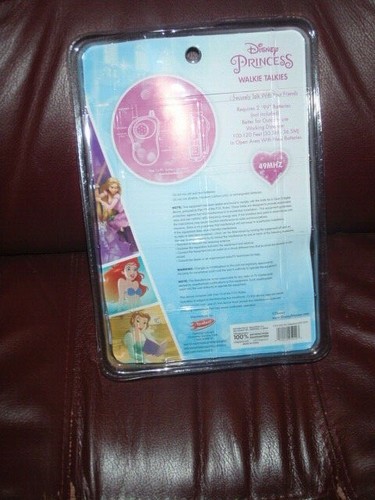 ¡NUEVO! Juego de Radio Walkie Talkie Rosa Disney Princesa Edad 3+ 49 MHZ - Imagen 2 de 2