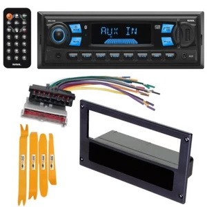 Single DIN Bluetooth Car Stereo USB/MP3 AM/FM Radio for 1987-1993 Ford Mustang