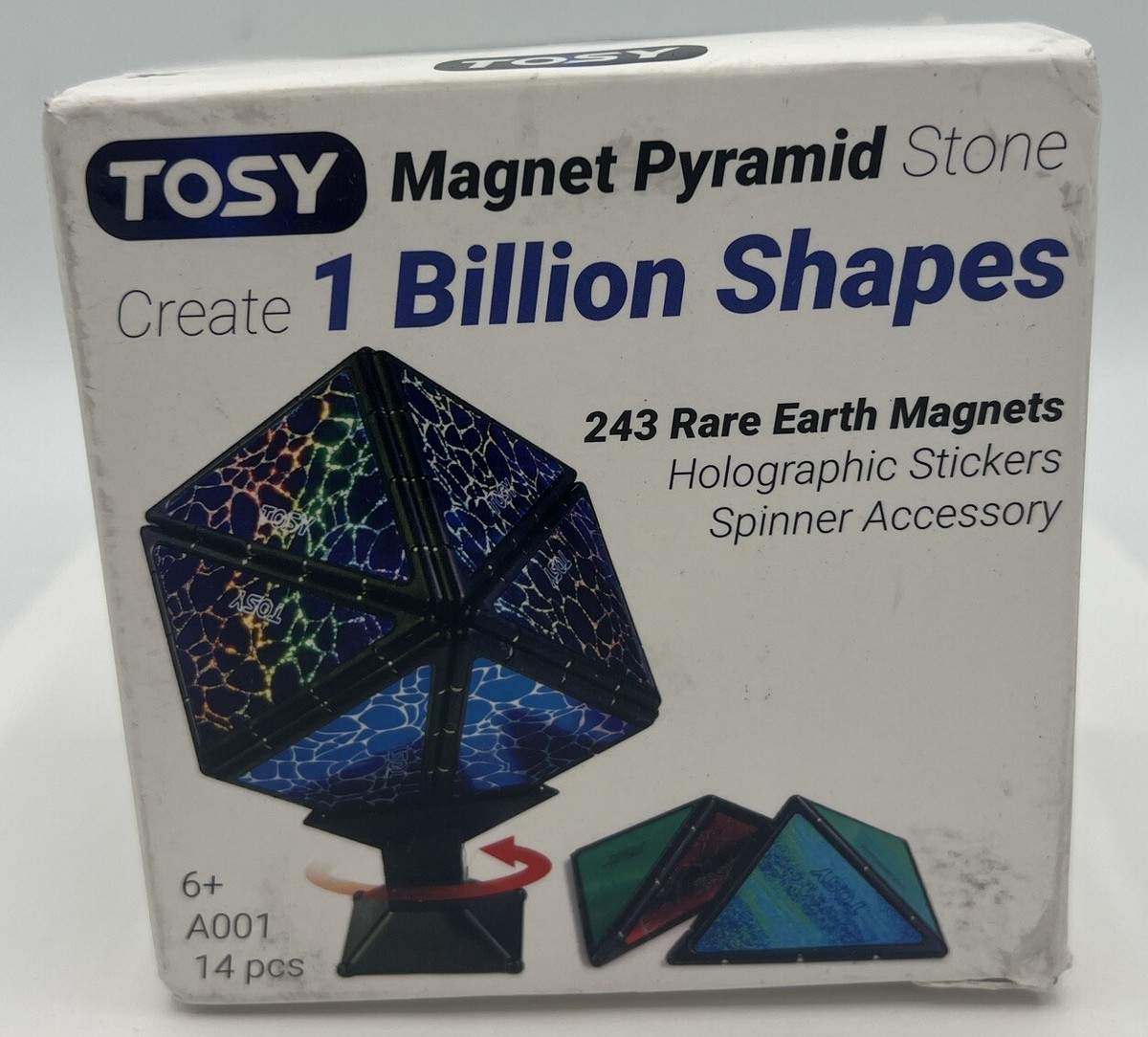TOSY Magnet Pyramid Stone - 1 Cube Transforms into 1 Billion