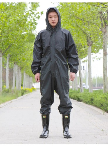 Monos de trabajo impermeables con capucha impermeable a prueba de polvo - Imagen 19 de 27